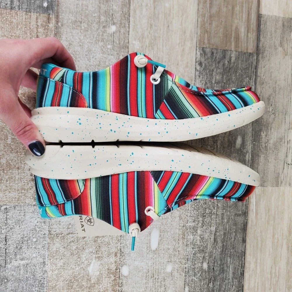 Ariat Hilo Womens Casual Shoes Sz 6 B Multi Striking‎ Serape Comfort Sneakers